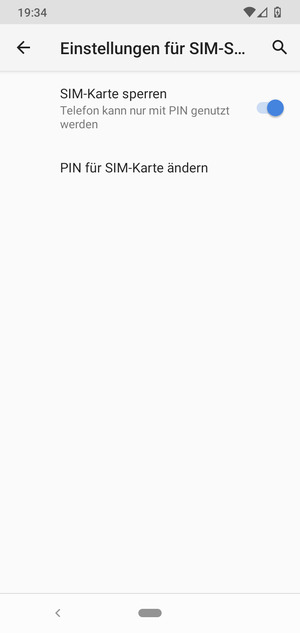 Wählen Sie PIN für SIM-Karte ändern