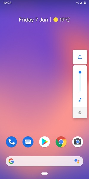 Select Sound to change to vibration mode