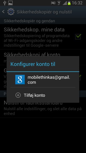 Vælg din konto