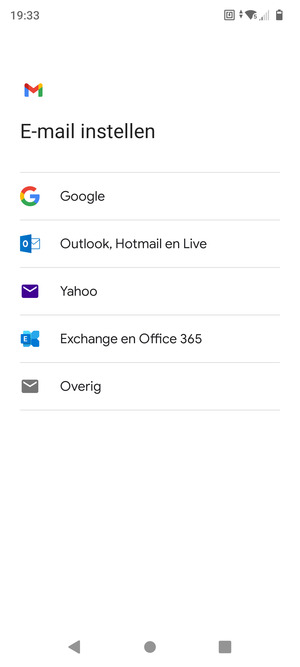 Selecteer Google