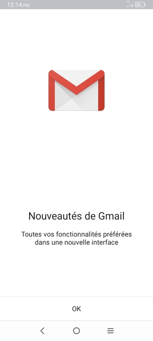 Sélectionnez OK