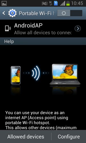 Select Configure