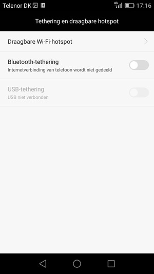 Selecteer Draagbare Wi-Fi-hotspot