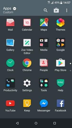 Select Settings