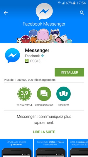 Sélectionnez INSTALLER