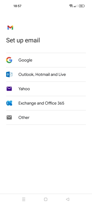 Select Outlook, Hotmail and Live