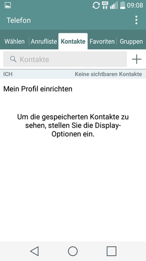 Wählen Sie die Menü-Taste