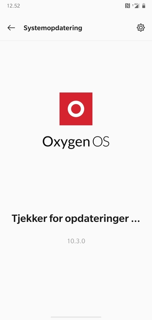 Afvent at søgningen er afsluttet