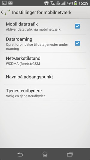 Vælg Navn på adgangspunkt