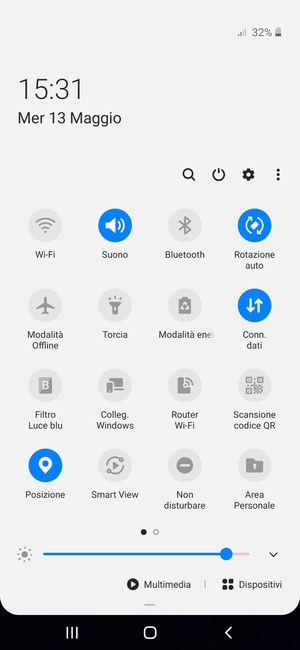 Disattiva Posizione