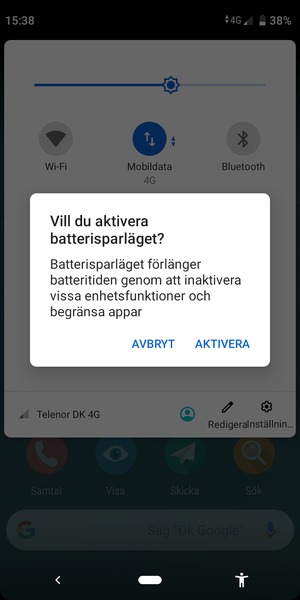 Välj AKTIVERA