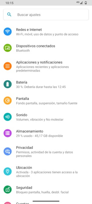 Seleccione Redes e Internet