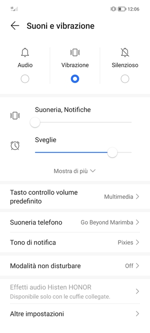 Seleziona la tua opzione preferita