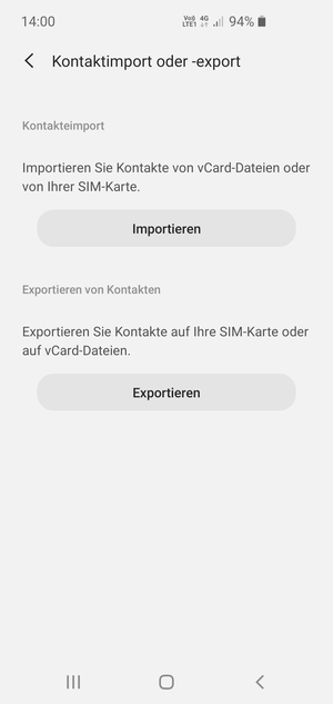 Wählen Sie Importieren