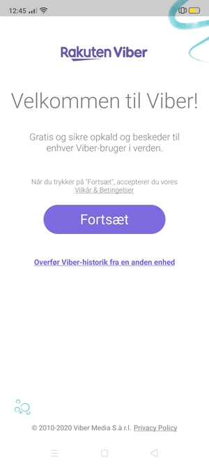Din app er klar til brug