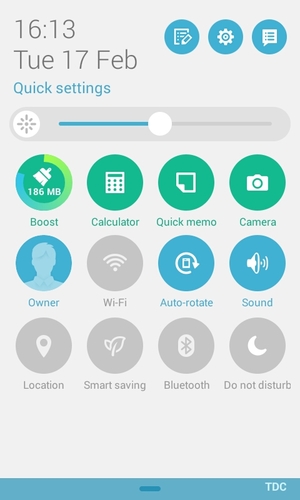Select Settings