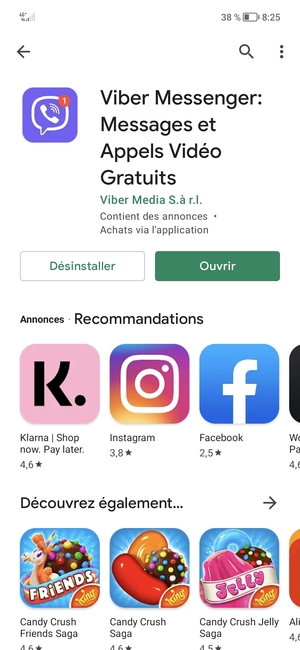 Sélectionnez Ouvrir