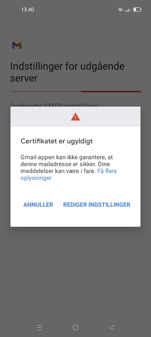 Vælg REDIGER INDSTILLINGER