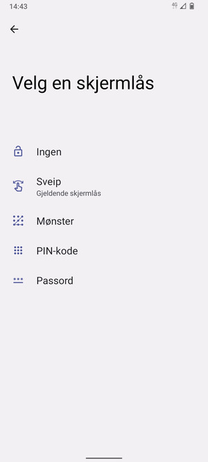 Velg Mønster