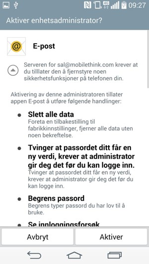 Velg Aktiver