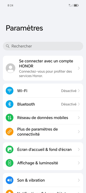 Sélectionnez Wi-Fi
