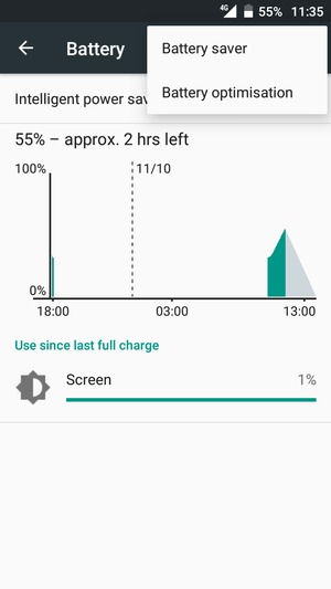 Select Battery saver