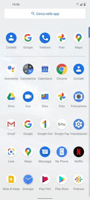 Seleziona Impostazioni