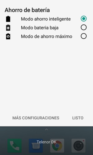 Seleccione la opción deseada