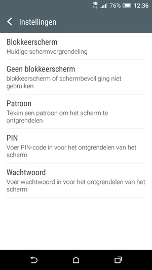 Selecteer Patroon