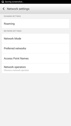 Select Access Point Names