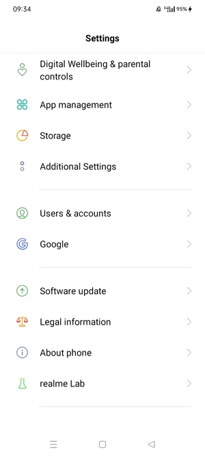 Select Software update
