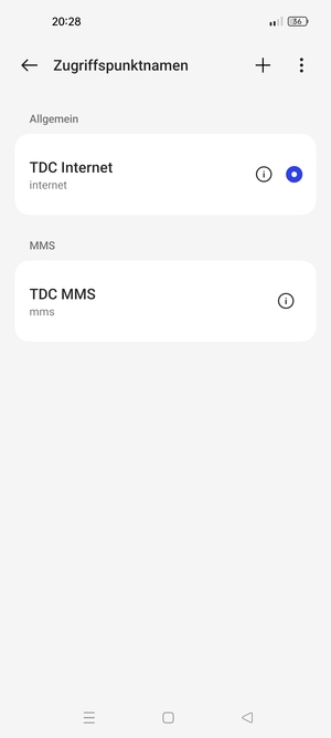 Ihr Handy ist nun für MMS eingerichtet