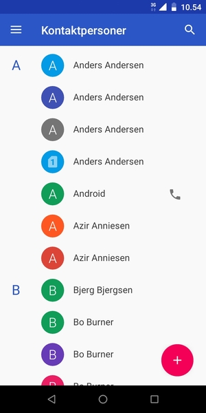 Vælg Menu-knappen