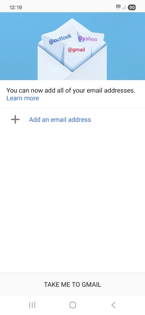 Select Add an email address
