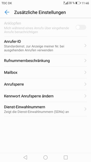Wählen Sie Mailbox
