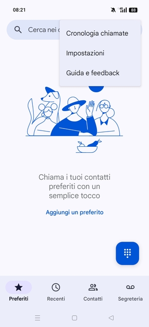 Seleziona Impostazioni