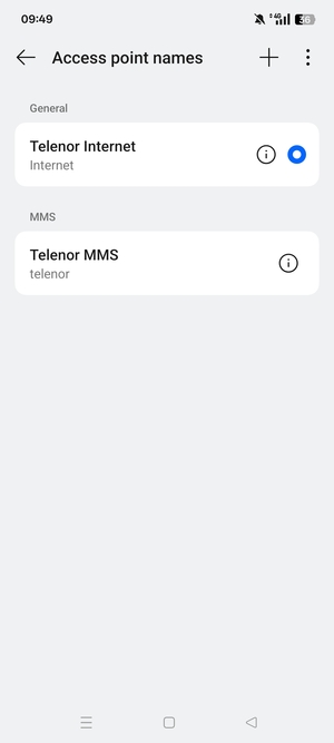 Select the Menu button