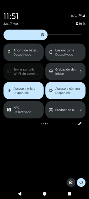 Seleccione Ahorro de batería