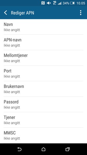 Skriv inn MMS-informasjon