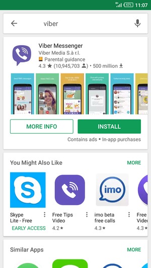 Select the app