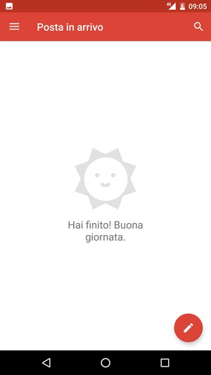 Il tuo Gmail è pronto per l'uso