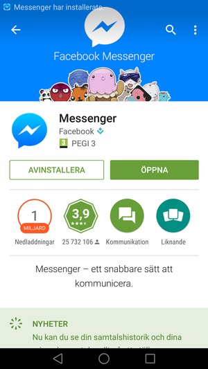 Välj ÖPPNA
