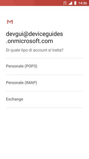 Seleziona Exchange