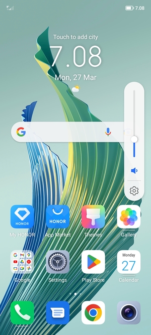 Select the Settings button