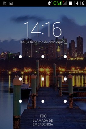 El teléfono ha sido asegurado con un bloqueo de pantalla