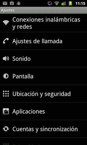 Seleccione Conexiones inalámbricas y redes
