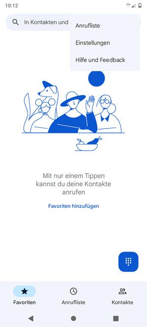 Wählen Sie Einstellungen