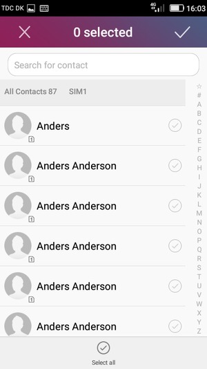 Select Select all