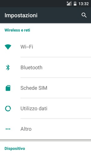 Seleziona Altro