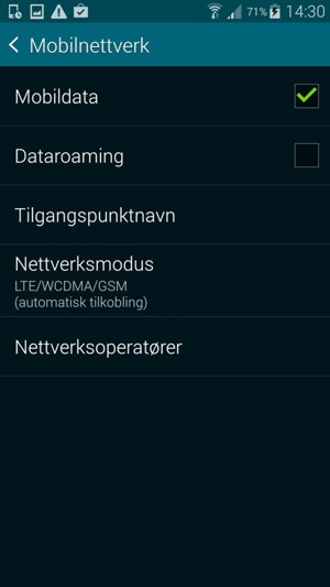 Velg Tilgangspunktnavn